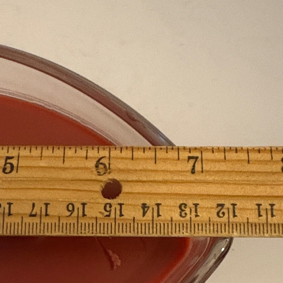 WoodWick Red Ellipse Candle with Wooden Lid - Picture 4 of 6